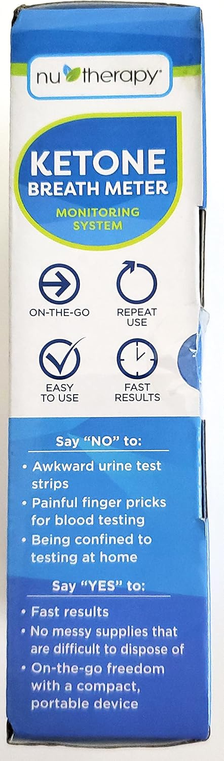 Ketone Breath Meter with 10 mouthpieces. : Health & Household