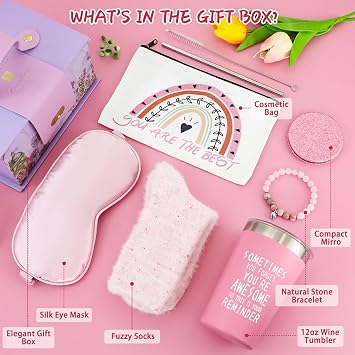 Teen Girl Gifts, Birthday Gifts for Teen Girls 10 11 12 13 14 15 16 17 Year Old, Tween Girls Gifts Ideas with Eye Mask, Tumbler, Teenage Girl gifts for Her, Sister, Best Friend, Daughter
