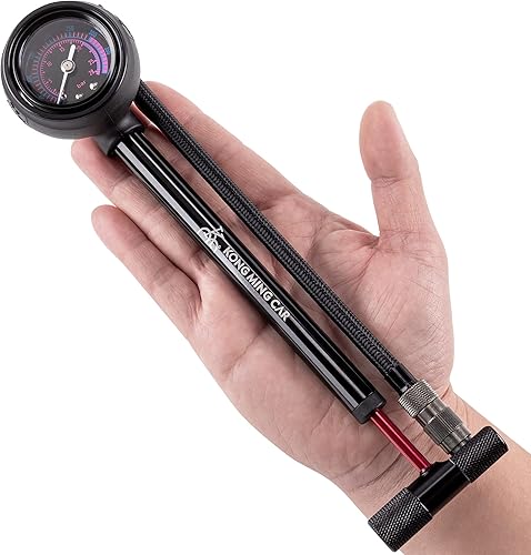 Bomba de choque de alta presión - 400 Psi para horquilla delantera y trasera suspensión de bicicleta Amortiguadores de aire Bomba de choque de