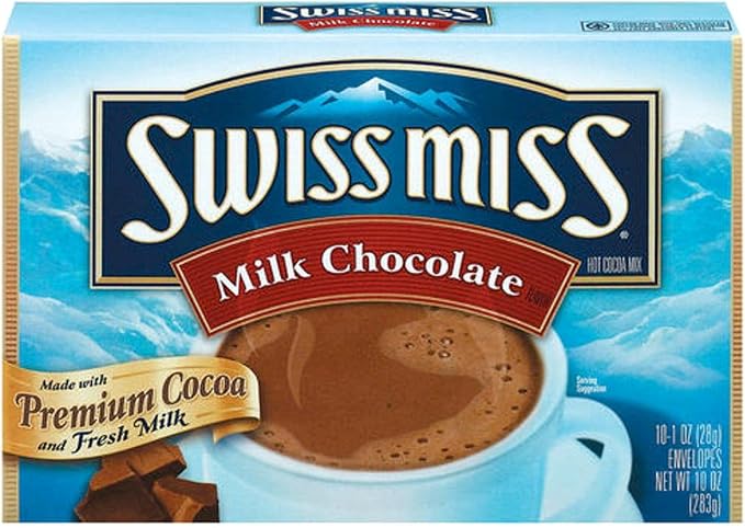 Amazon Swiss Miss Classics Milk Chocolate Hot Cocoa スイスミスクラシックスミルクチョコレートホットココアミックス280g 28g X 10袋 並行輸入品 Swiss Miss ココア ホットチョコレート 通販