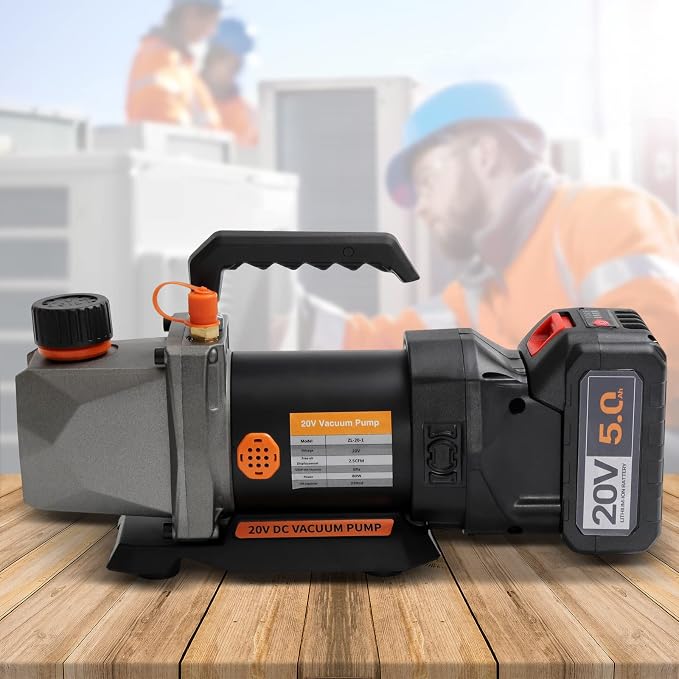 Bomba de vacío de una etapa 2.5CFM con batería de litio 20V 80W miniatura 2