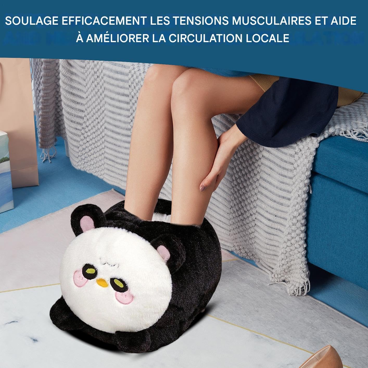 Scaldapiedi Elettrico Scarpe Termiche Portatili | Riscaldatore Elettrico Cartoon Sotto Scrivania Per Casa Ufficio Viaggio Vacanze Compleanno Natale
