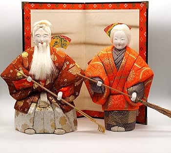 Amazon | 高砂人形 共白髪 本頭付 三五 正絹屏風付 | 木目込み人形 Amazon | 高砂人形 共白髪 本頭付 三五 正絹屏風付 | 木目込み人形