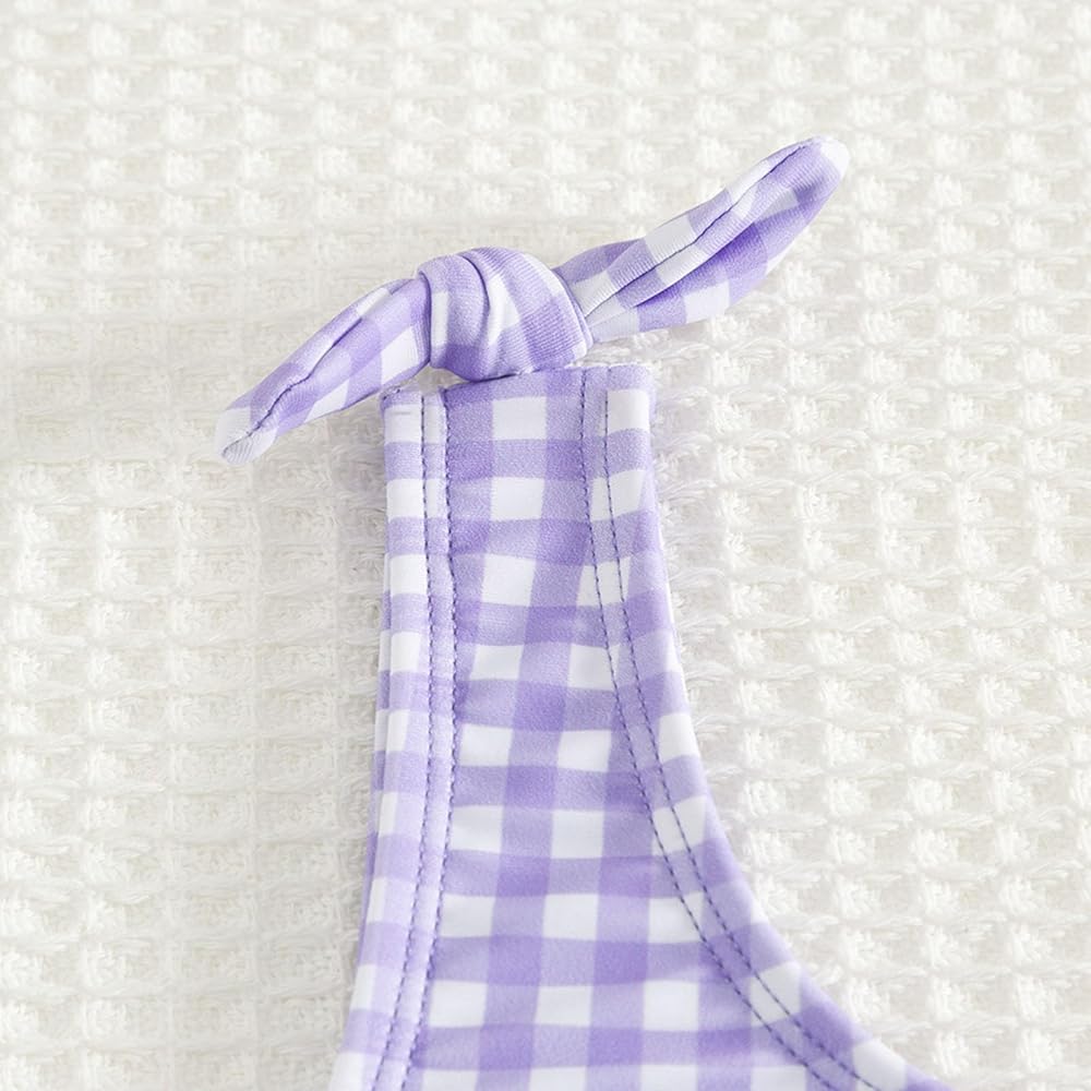 Hahuha Maillots De Bain Pour Filles De 10 à 12 Ans à Volants, Bikini