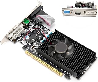 GT210 1G 64bit Graphics Card, PCI Express 2.0 DDR2 Gaming Video Card, Graphics Computer Card for Gaming and Desktop