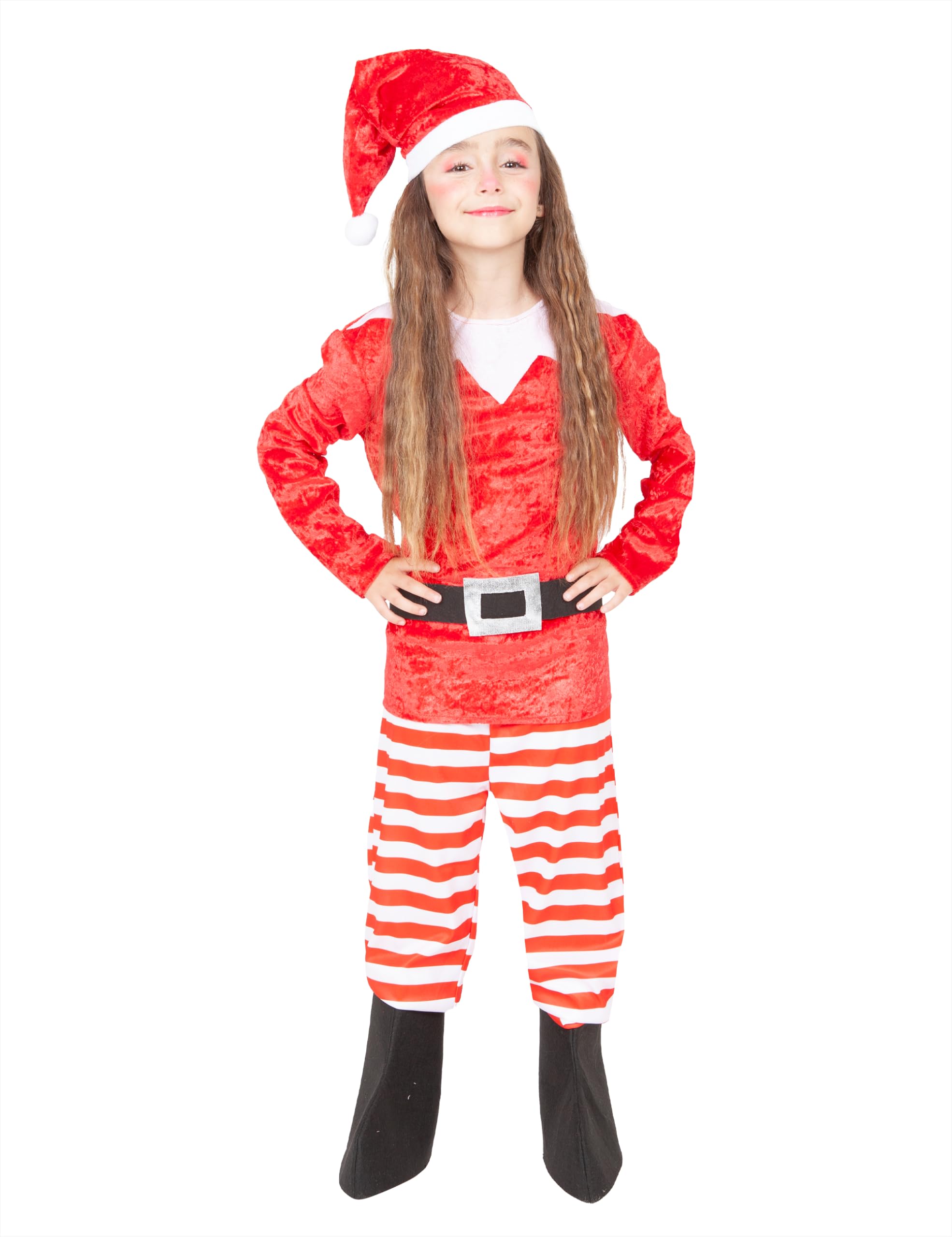 Rubies S9110-S Disfraz Elfo Travieso Inf Elves Costume, Multicoloured, 7-8 años