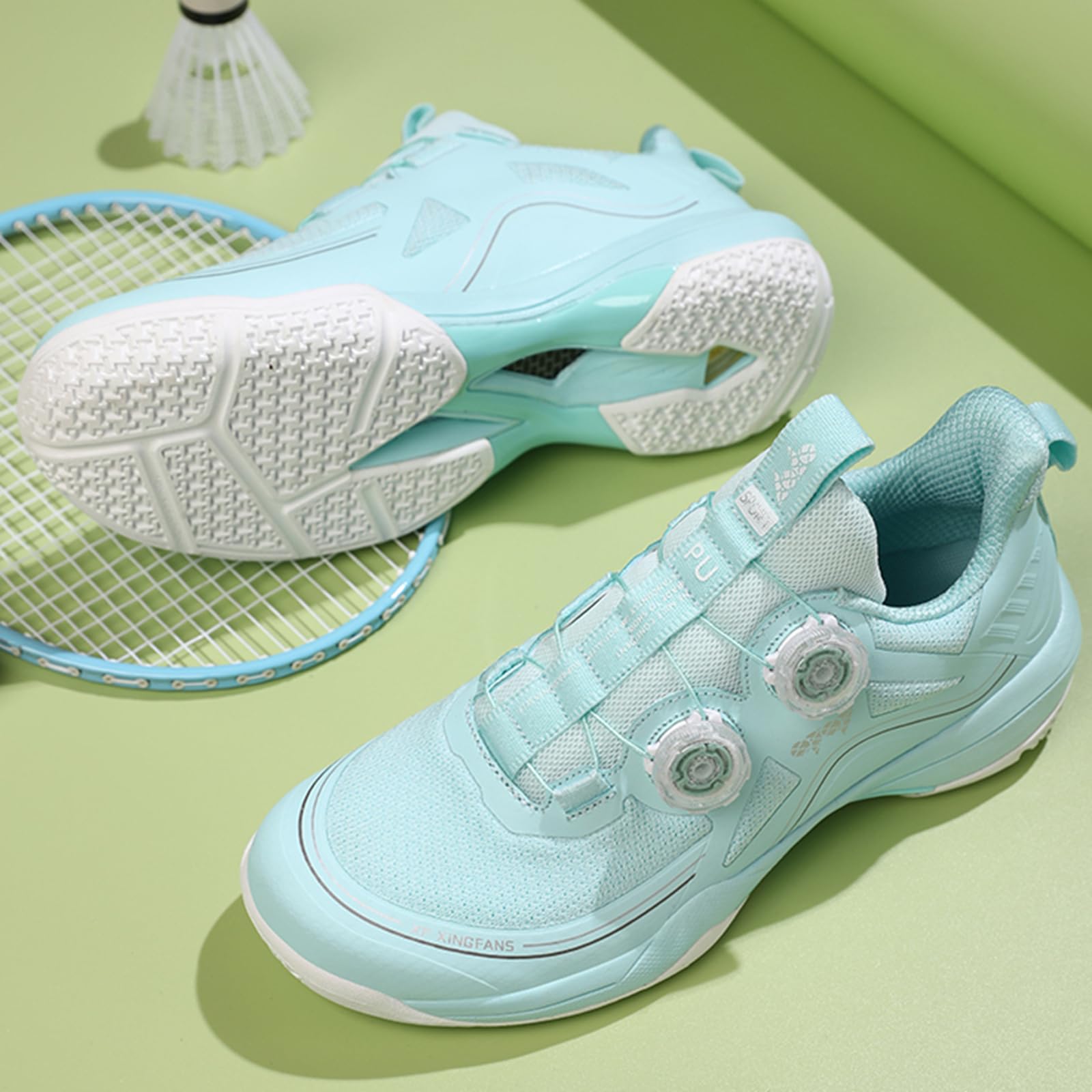 Kulturfusion - Zapatillas deportivas de bádminton con integración de carbono