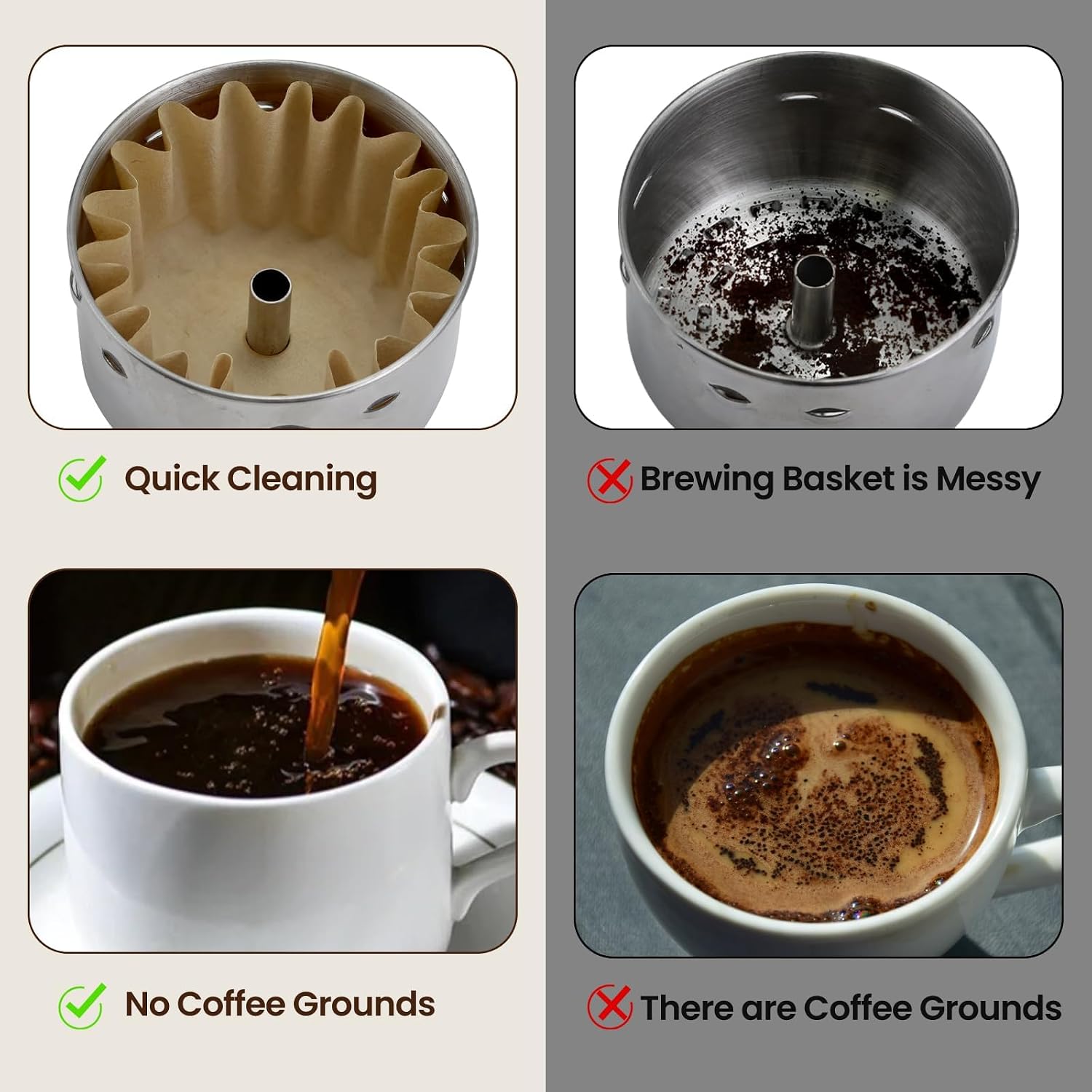 Percolator Coffee Filters for Farberware Coffee Percolator 4 Cup & 8 Cup image 4
