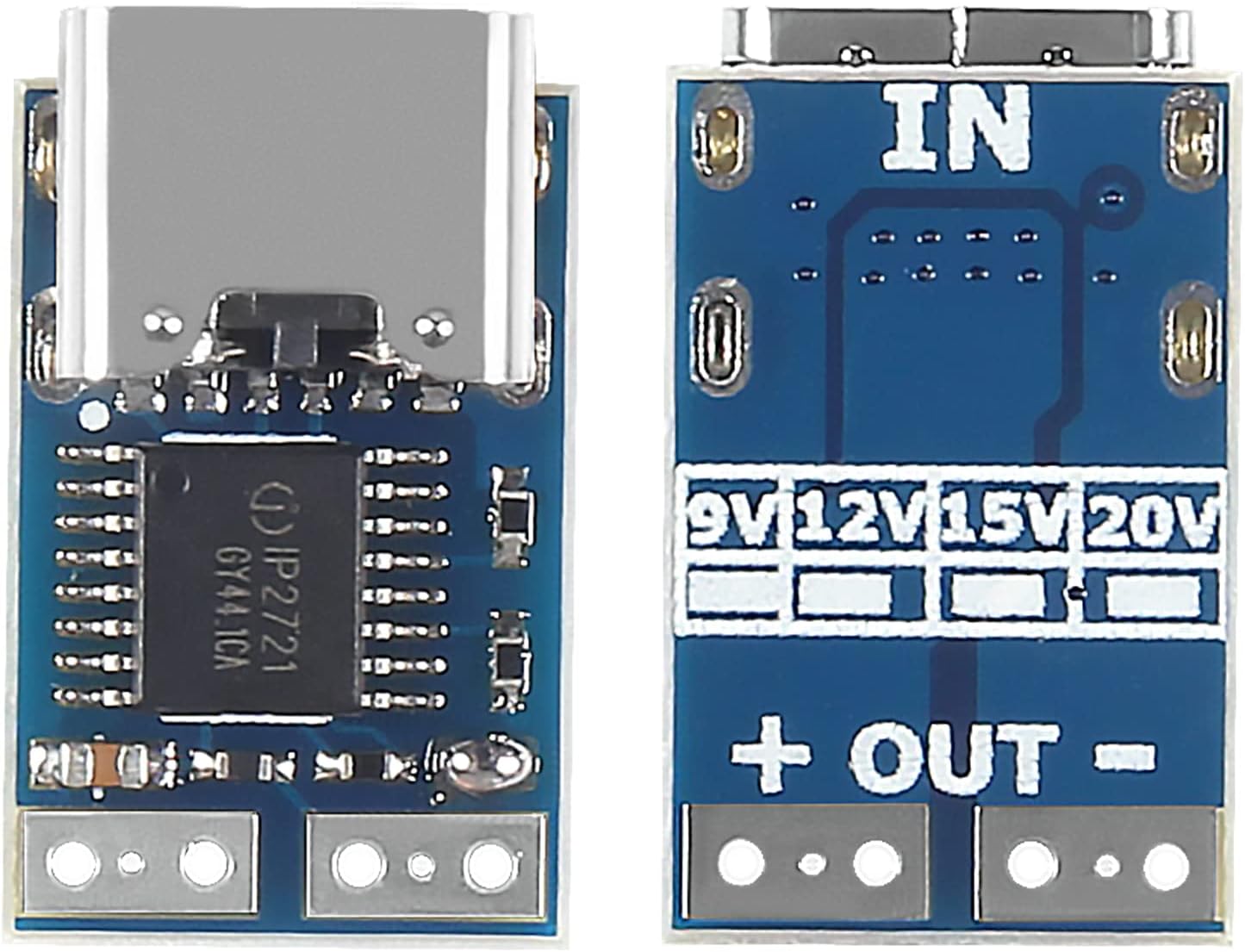 5PCS Type-C PD Decoy Module PD23.0 to DC DC Trigger Module QC4 Charger 12V 5A PDC004-PD Type-C Input Module (12V)