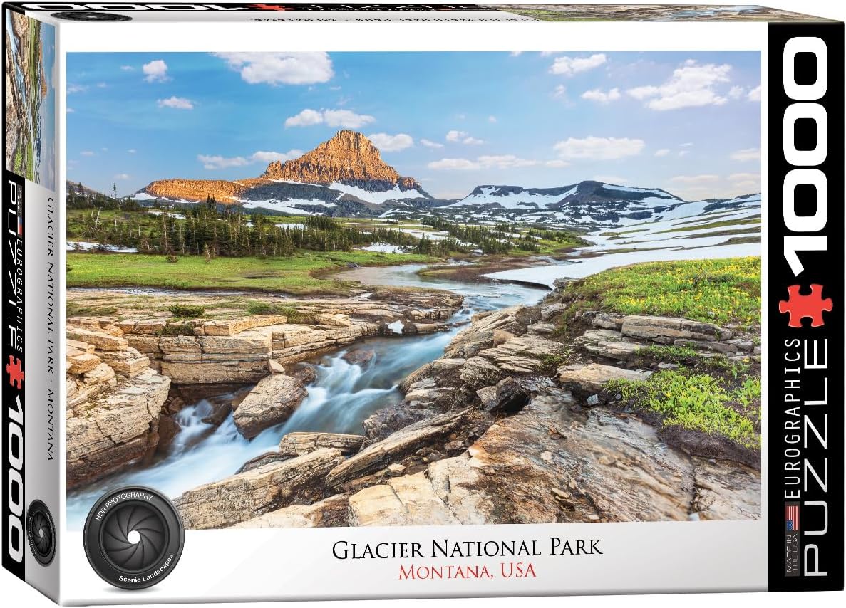 EuroGraphics Glacier National Park 1000-Piece Puzzle