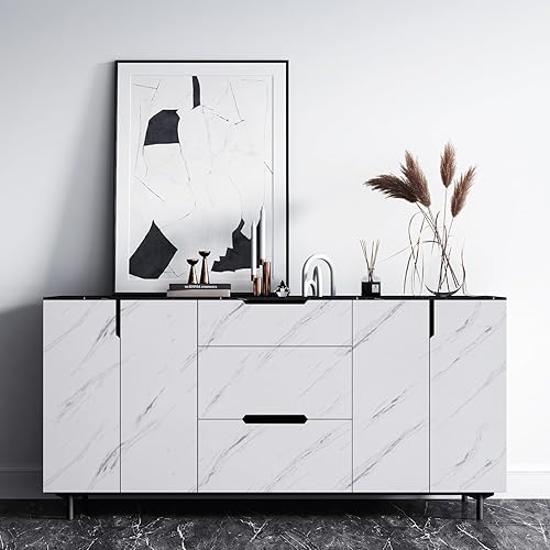 Miniatura 4 de LXCREAT Papel tapiz autoadhesivo de rayas para despegar y pegar, 17.71 x 511 pulgadas, color blanco y negro, moderno, duradero, para decoración del