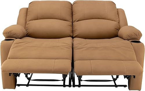 Miniatura 84 de Asientos reclinables de pared de 58 pulgadas Sofá reclinable doble para caravana Sofá RV Sofá reclinable de pared Asiento de teatro RV