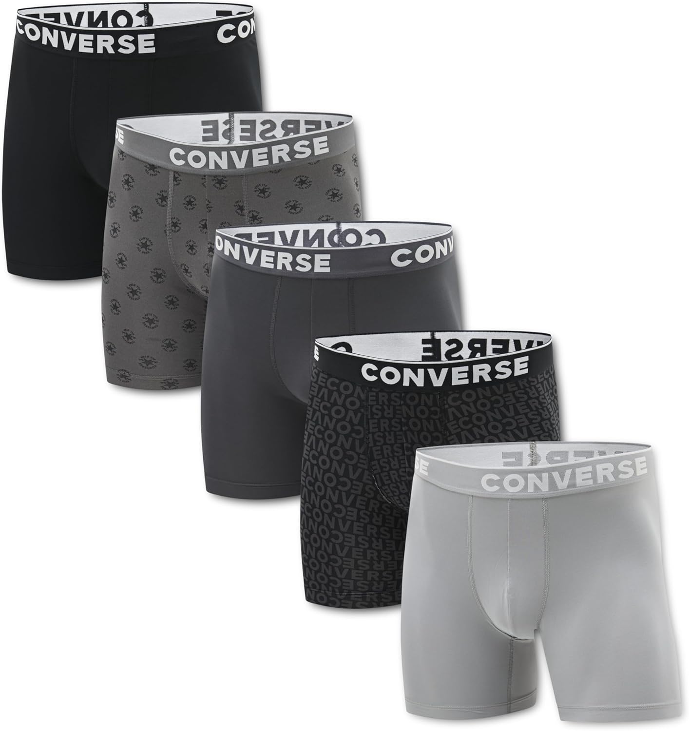 Converse Men's 5-Pack Boxer Brief