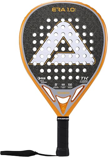 AMASPORT 2025 Era-1.0 - Pala de paleta de titanio 1ST Titanium Tech, forma de diamante para potencia explosiva, sistema antivibración, precisión