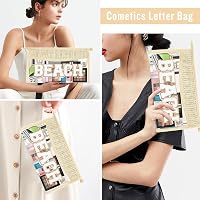 BORSA TRUCCO CINIGLIA con lettere, nylon, patch adretten, cura della