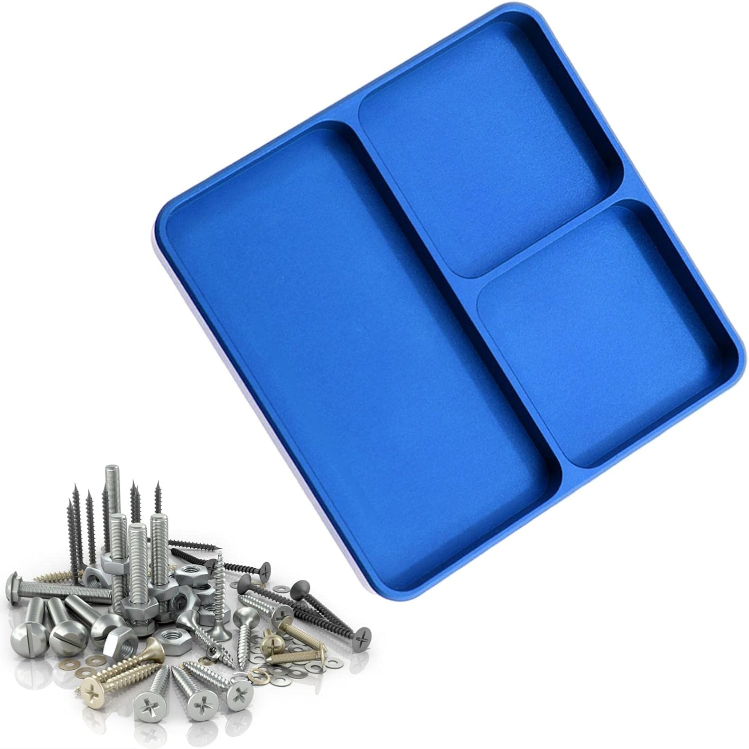 Magnetic Stainless Steel Parts Bowl Tray for Machine Repair &