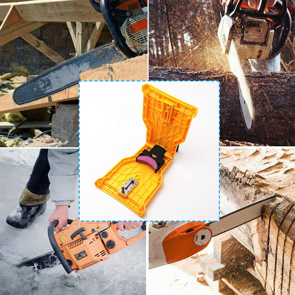 Chainsaw Maintenance Tool Universal Chainsaw Sharpener With 4 Grinding ...