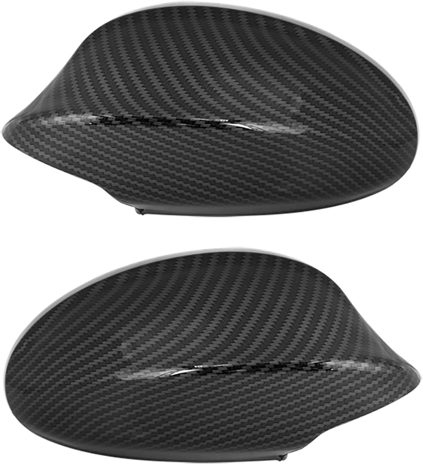 for BMW 3-Series E90 E91 325i 328i 330i Sedan 2005-2008 Driver Passenger Side Mirror Covers Cap Replacement Rearview Mirror Guard Covers Carbon Fiber Pattern 1 Pair