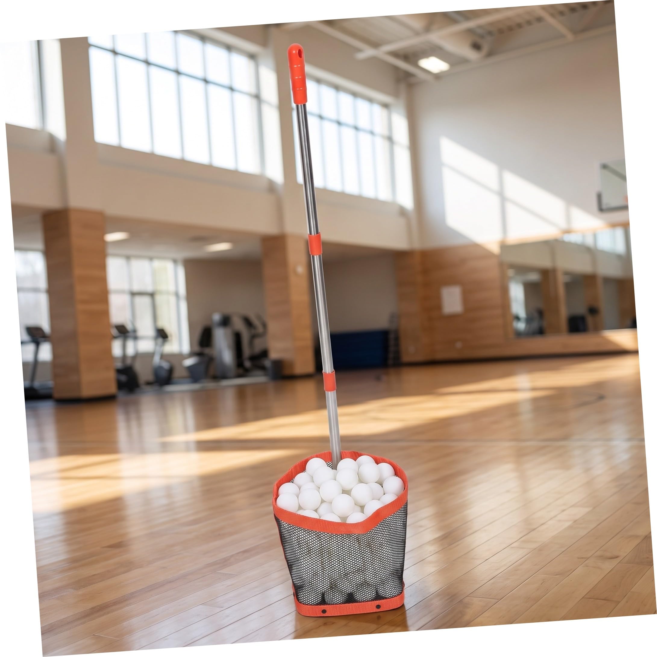 Alasum Recogepelotas y Gran Capacidad de Tenis de Mesa con Diseño Ergonómico sin Doblar, Varilla Telescópica para Entrenamiento en Clubes y Escuelas