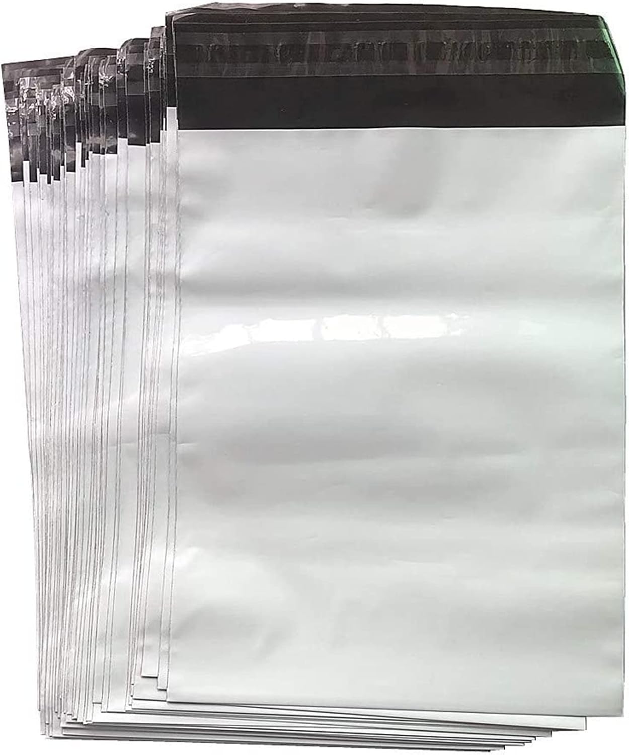 White Poly Mailers Mixed Size Shipping Envelopes Bags 21 Pcs (7 Each: 10x13,12.5x16,15x19")
