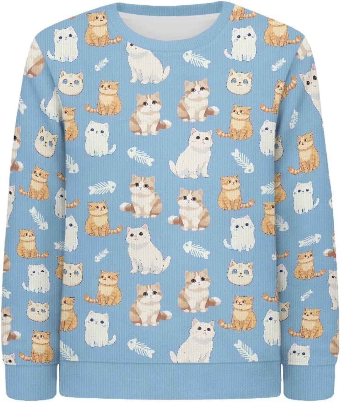 Girls Teen Winter Sweater Casual Sweatshirts Clothes Long Sleeve CEW Neck Shirts Soft Sports Tees for Boys