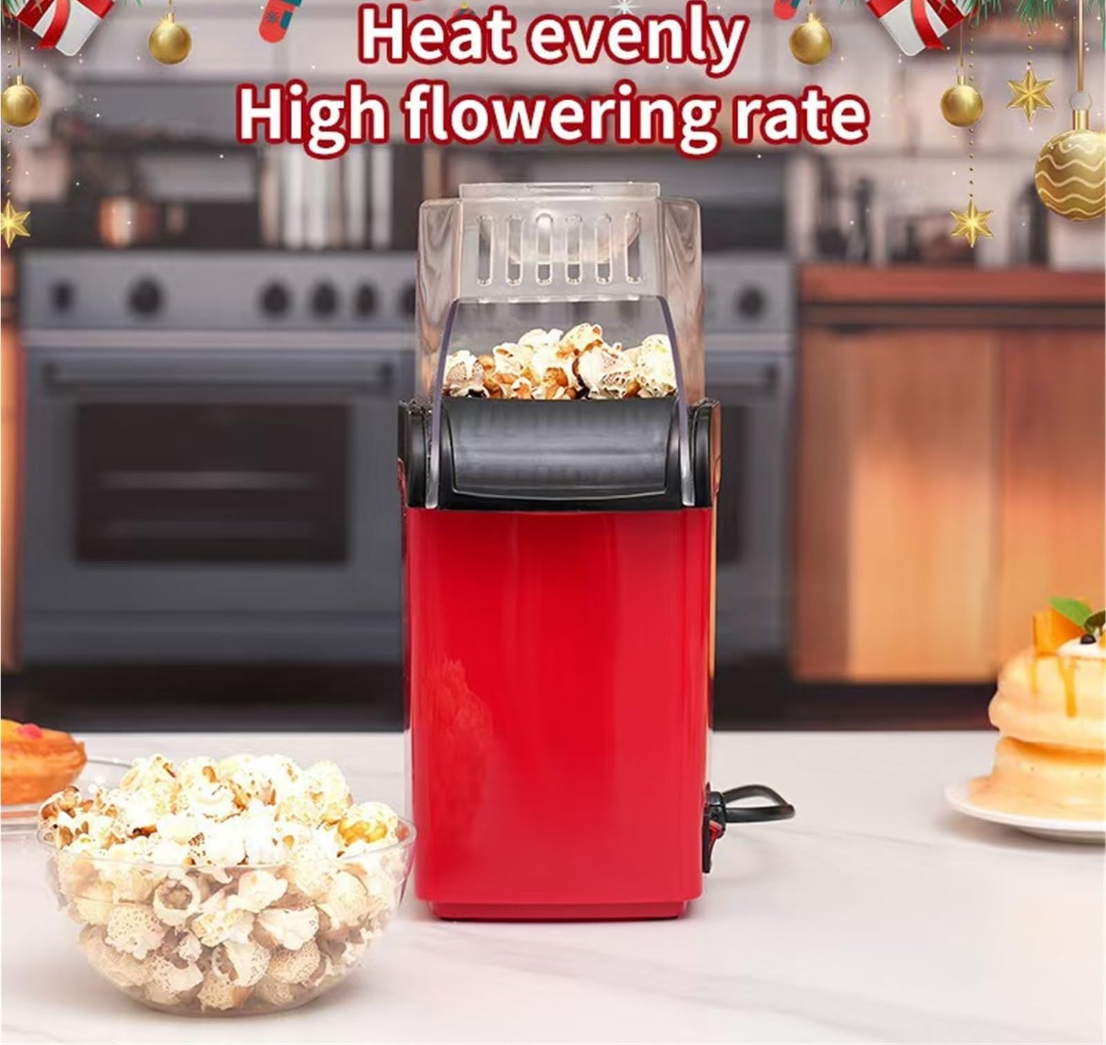 Mini Macchina Per Popcorn Ad Aria Calda Elettrica Senza Olio