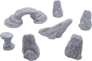Elven Rock Formations by Makers Anvil, 3D Printed Tabletop RPG Scenery and Wargame Terrain for 28mm Miniatures