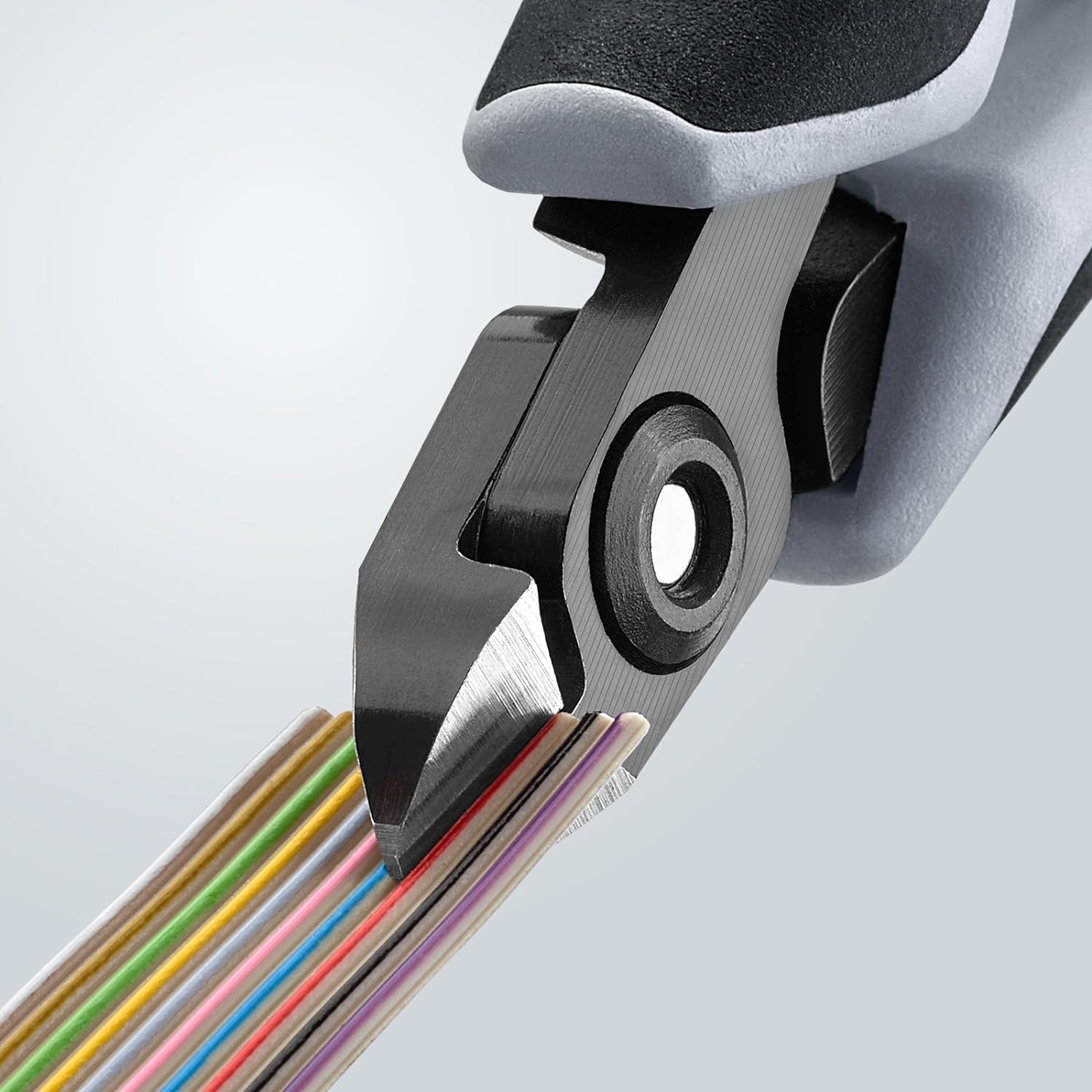 KNIPEX Alicates de precisión de corte diagonal para electrónica ESD con mangos multicomponente 120 mm, 79 22 120 ESD