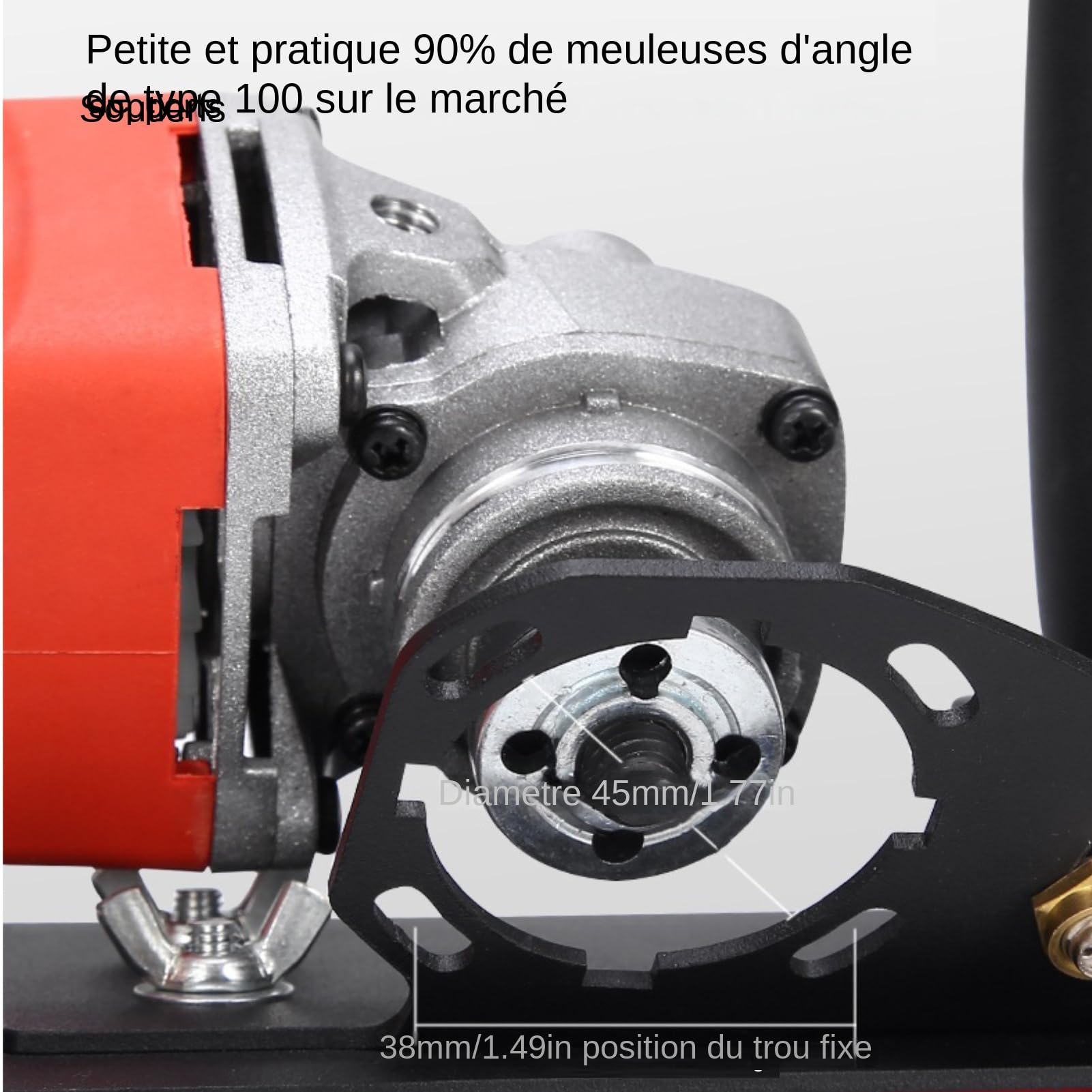 Outil de chanfreinage de carreaux à 45 degrés, coupe-carreaux en céramique - Machine de découpe d'angle à 45 degrés - Haute précision réglable de 12 mm pour outil de construction en pierre,
