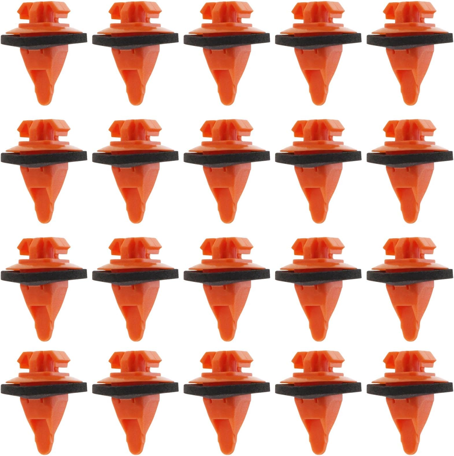 Create idea 50Pcs Side Moulding Wheel Trim Clips Replacement 7539735010 7539535070 Compatible with Toyota Prado Land Cruiser Car Door Sill Side Skirt Guard Plate