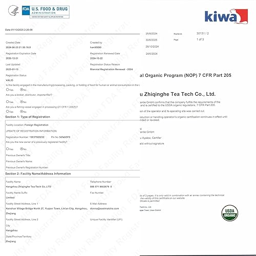 Miniatura 2 de Lata de té verde japonesa de grado ceremonial orgánico prémium (1.76 onzas), polvo de té verde puro crudo auténtico recogido a mano matcha de