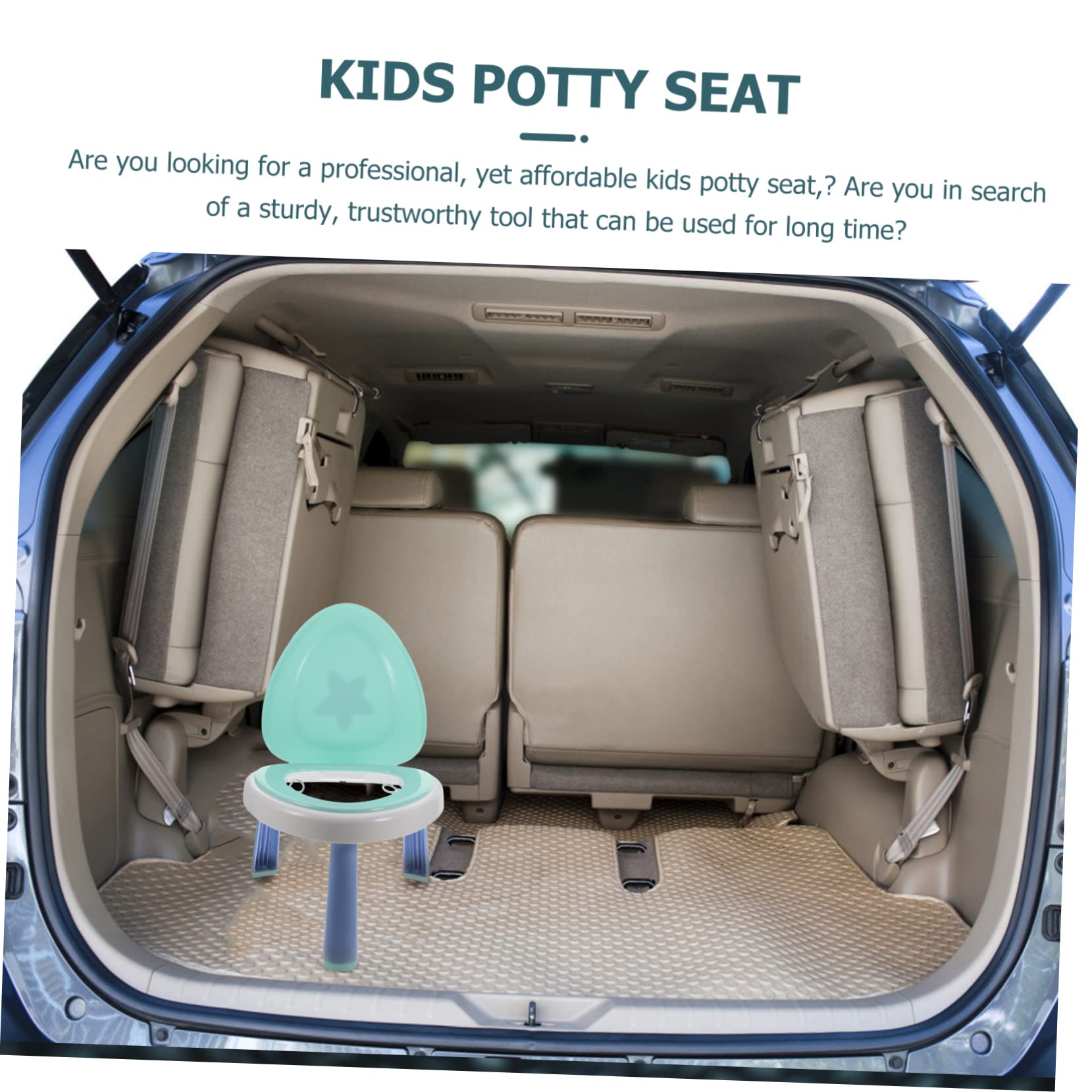 ERINGOGO Faltbare Tragbare Töpfchen für Kleinkinder Reise Toilettenstuhl für Jungen Leichter und Kompakter Toilettensitz für Unterwegs für Ausflüge und Zuhause Sicheres Material Geruch