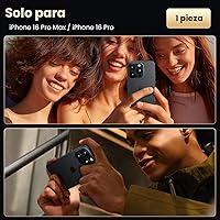 Vista 6 de WSKEN Protector de lente de cámara para iPhone 16 Pro/iPhone 16 Pro Max, [Grado Militar A Prueba de Roturas] [Fuerte Adsorción] Protector