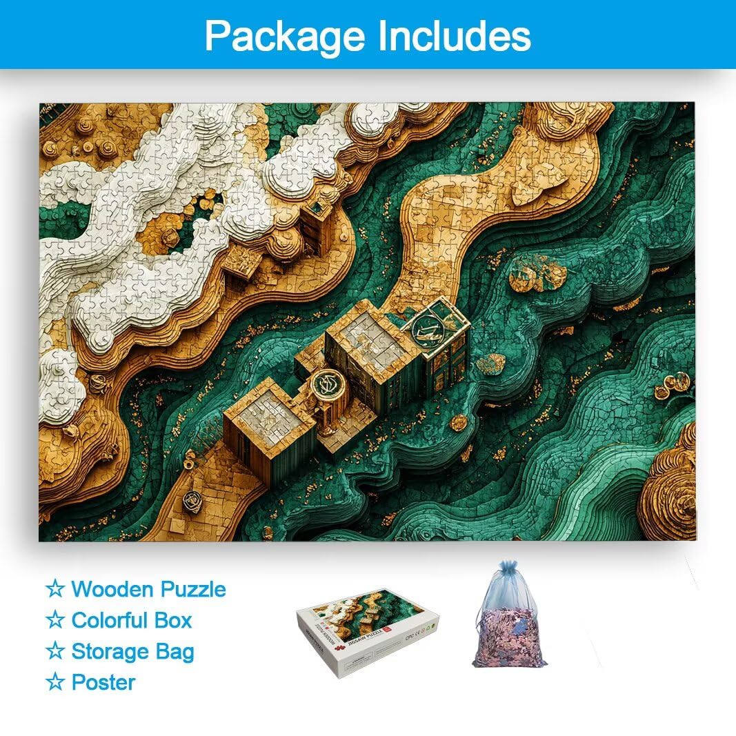 Puzzle 5000 Piezas, Puzzle Abstracto de Madera para Adultos, Regalos -2594