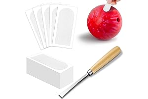80 PCS White Bowling Thumb Inserts 0.98 x 2.36 Inches Reduce Splitting