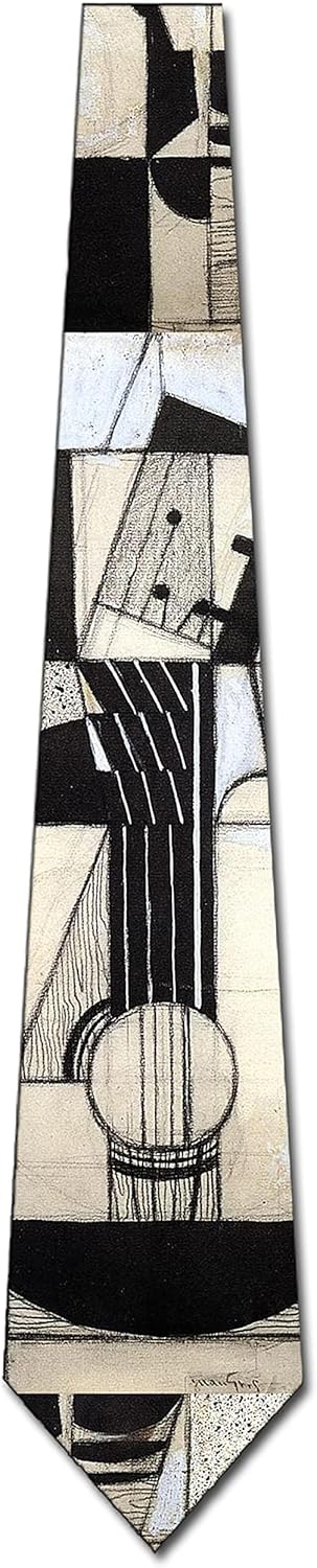 Three Rooker Art Ties Mens Juan Gris Neckties Still Life Guitar Tie