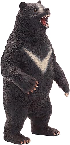 Miniatura 2 de Juguete de oso negro para niños, figura de juguete de oso safari, figura de acción de animales salvajes, ideal para regalo de niños, premios, Oso