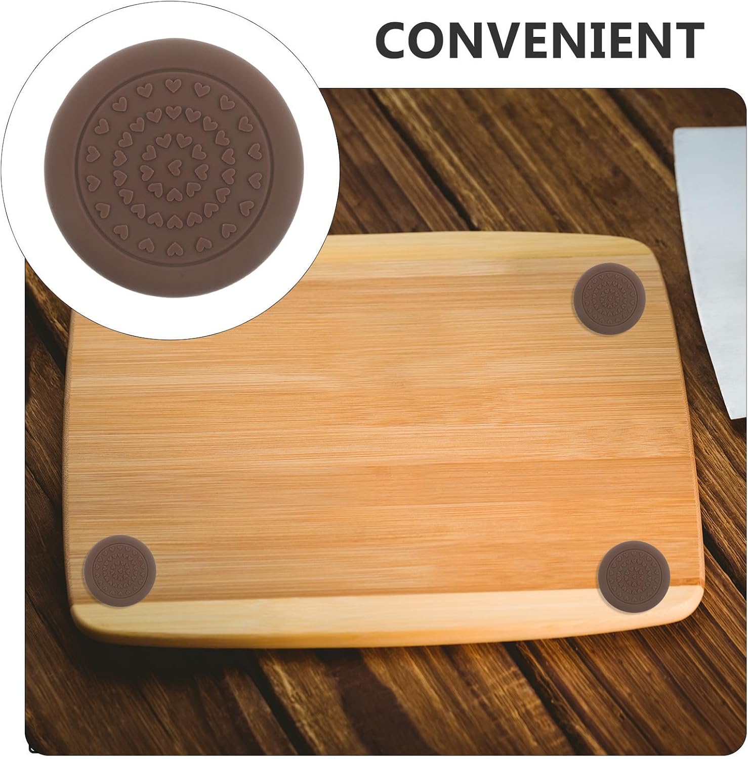 Silicone Cutting Board Feet Self Adhesive 16pcs Anti Slip Pads