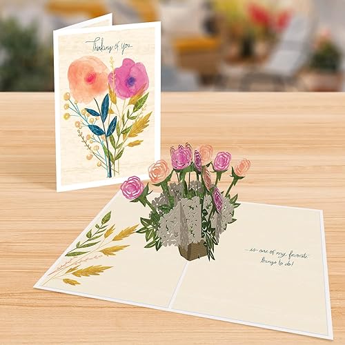 Miniatura 3 de Tarjeta de felicitación desplegable de amor, estatua de amor 3D con texto en inglés "Love is Everything", perfecta para el día de San Valentín,