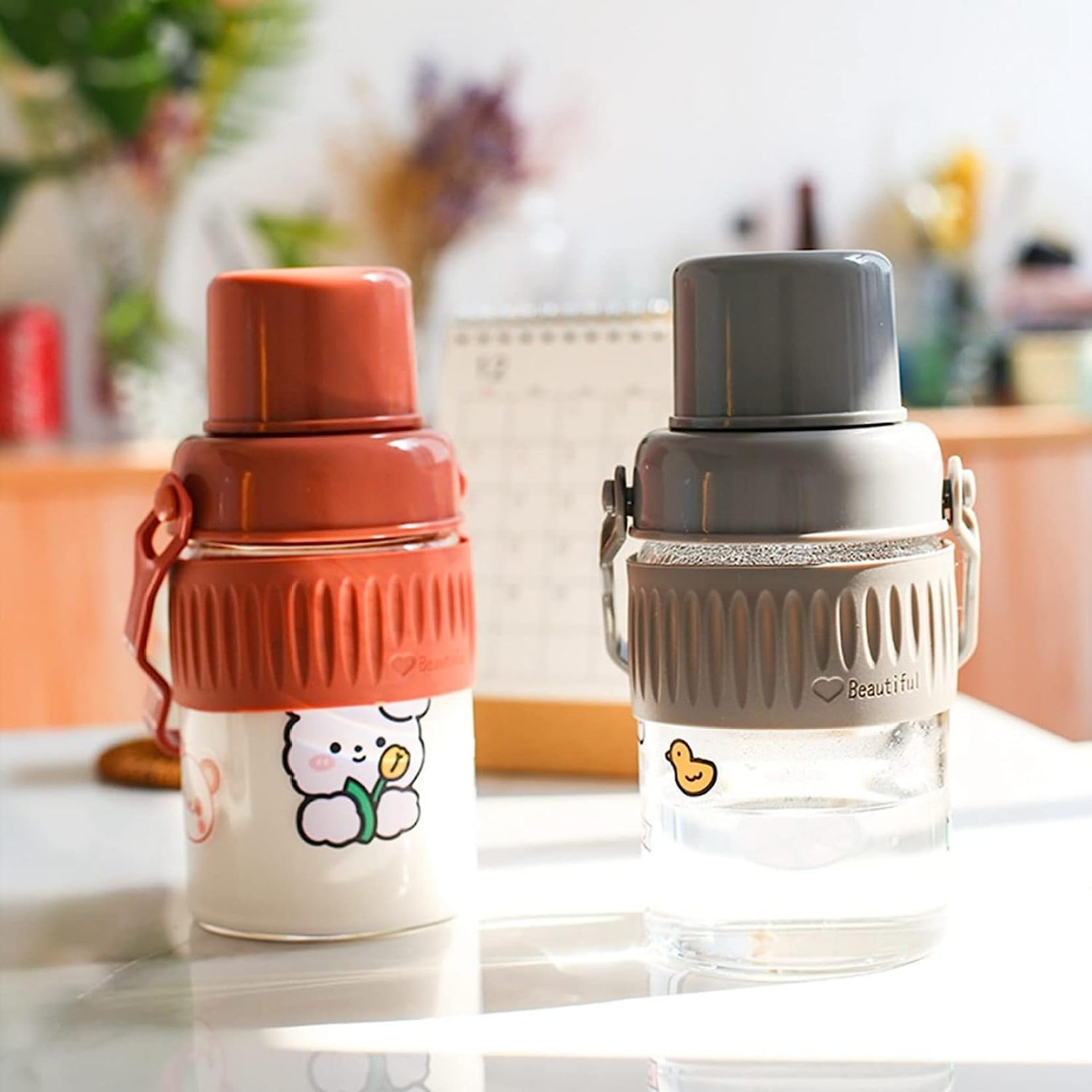 宮陶 ポット、携帯水ボトル、コップ 宮陶 水ボトル 2L 3本 携帯ボトル