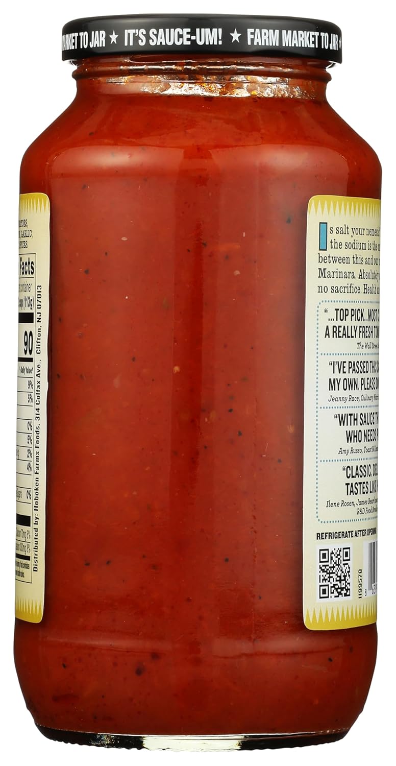HOBOKEN FARMS Low Sodium Marinara Sauce, 25 OZ
