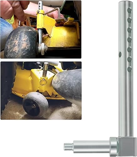 Nuevo equipo de brazo de rueda de calibre de cubierta de cortacésped delantero izquierdo, brazo de rueda de calibre derecho-AM136328 en cubiertas de