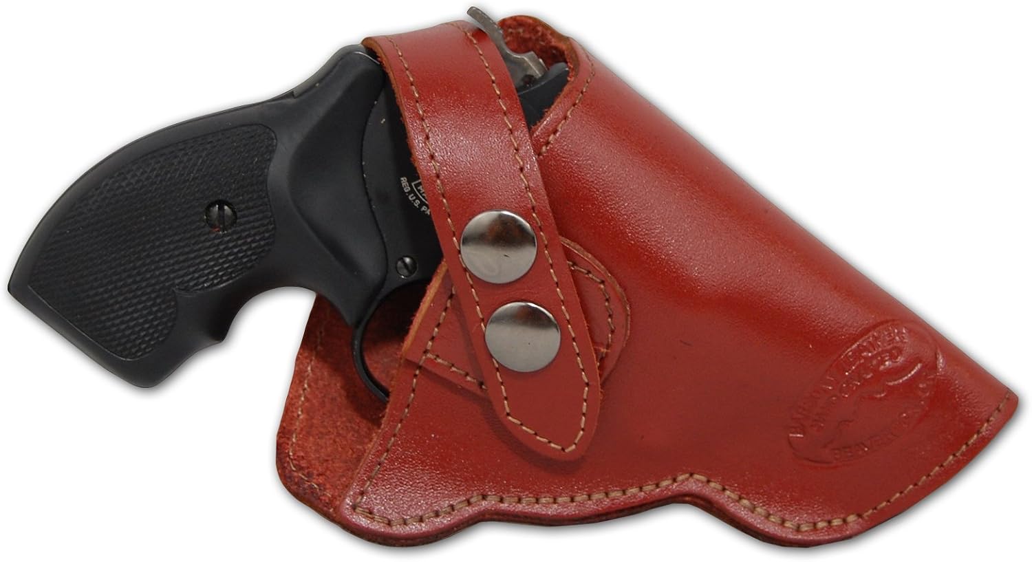 Barsony New Burgundy Leather OWB Holster for Snub Nose 2" 22 38 357 41 Revolvers