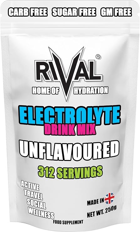 Electrolyte Powder Unflavoured – Zero Sugar Hydration Mix (250g) | Zero sugar formula Pure unflavoured mix Fast hydration support Electrolytes for energy Mixes easily in drinks