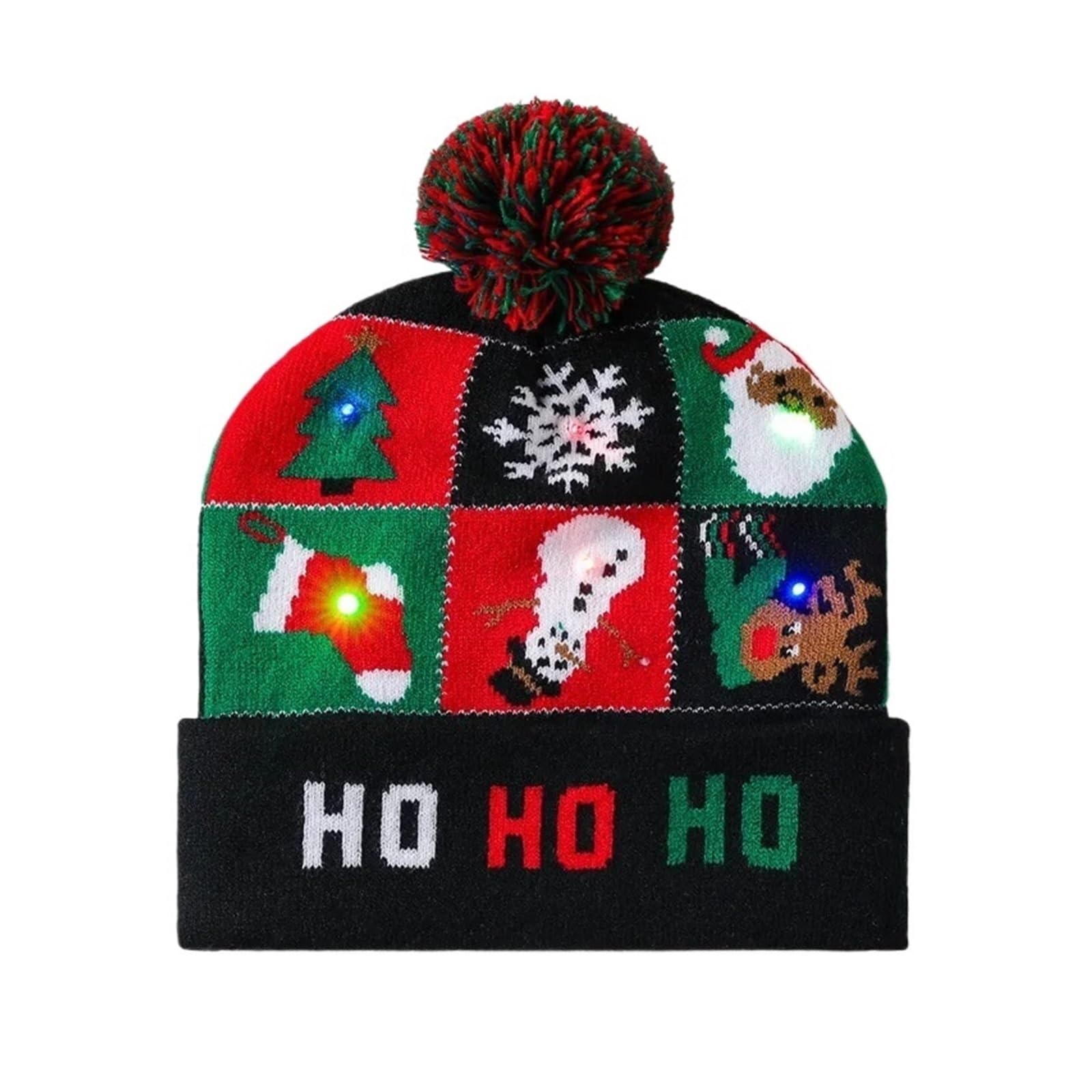 Generico Cappello di Natale di Babbo Natale, Berretto Lavorato a Maglia