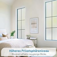 Haton Ablakfólia Mattított Üveghatás Öntapadós Privátszféra Védelem 90x400cm 2