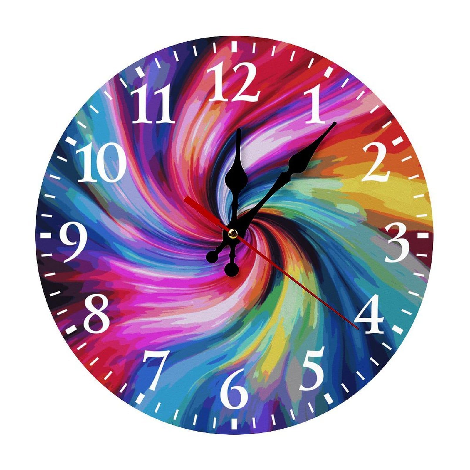 Horloge silencieuse pour bureau et maison avec grands chiffres