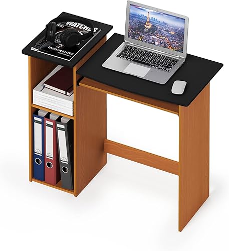 Miniatura 28 de Furinno Econ - Escritorio multiusos para computadora, color cereza claro/negro cereza claro/ negro,Espresso,Roble
