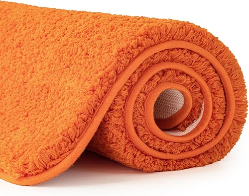 Miniatura 7 de MIULEE - Juego de 2 tapetes para baño, absorbentes, microfibra esponjosa y gruesa, con reverso antideslizante, lavable a máquina, para baño, ducha