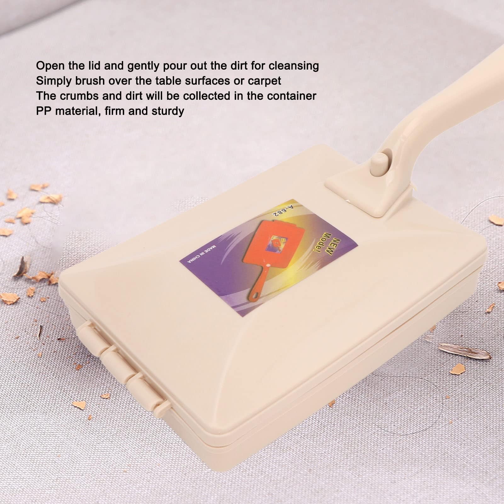 Spazzola Per Pulizia Tappeti A Doppio Rullo - Rimuove Pelucchi, Polvere E Briciole Senza Fatica - Foto 9